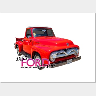 1955 Ford F100 Pickup Truck Posters and Art